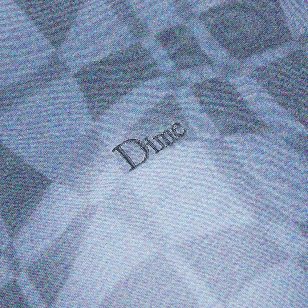 Dime MTL Abstract Long Sleeve T-Shirt Static Blue