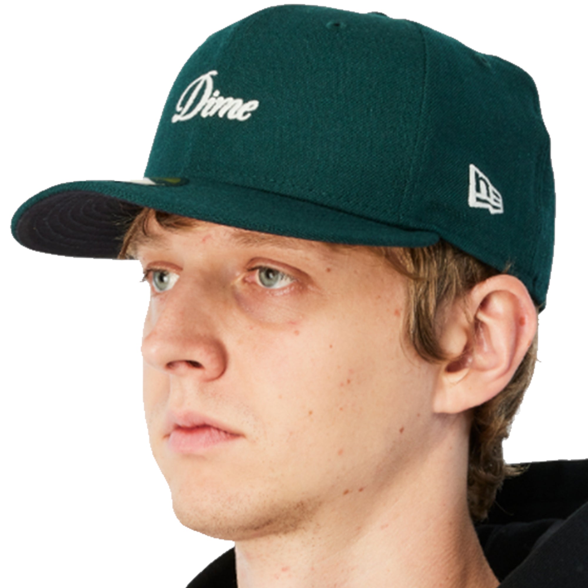 Dime MTL Cursive New Era Cap Evergreen