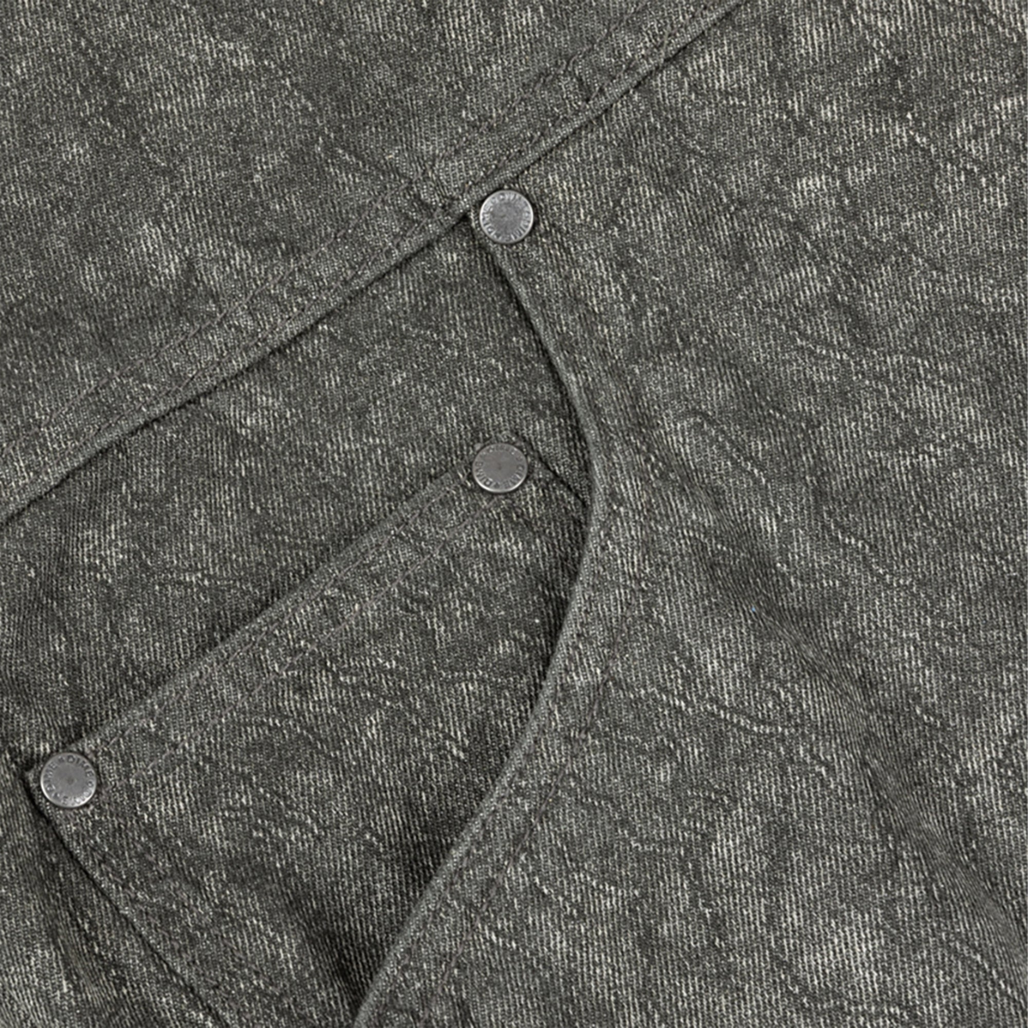Dime MTL Hooded Denim Jacket Electric Charcoal