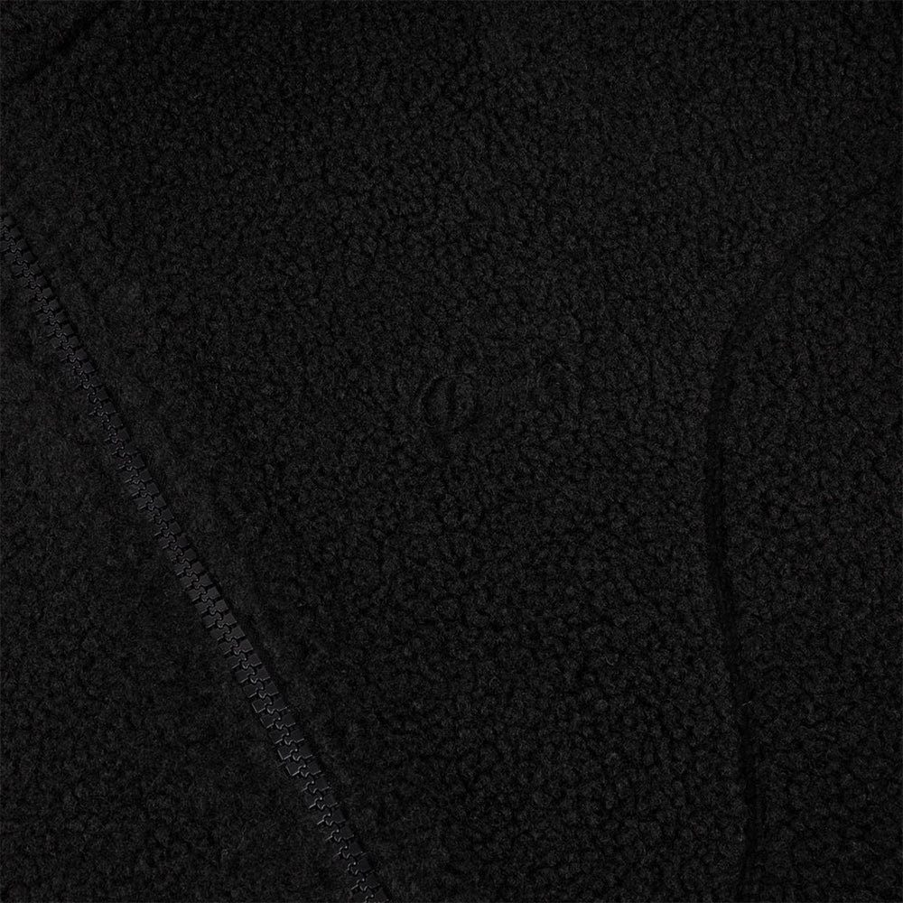 Dime MTL Polar Fleece Sherpa Zip Black