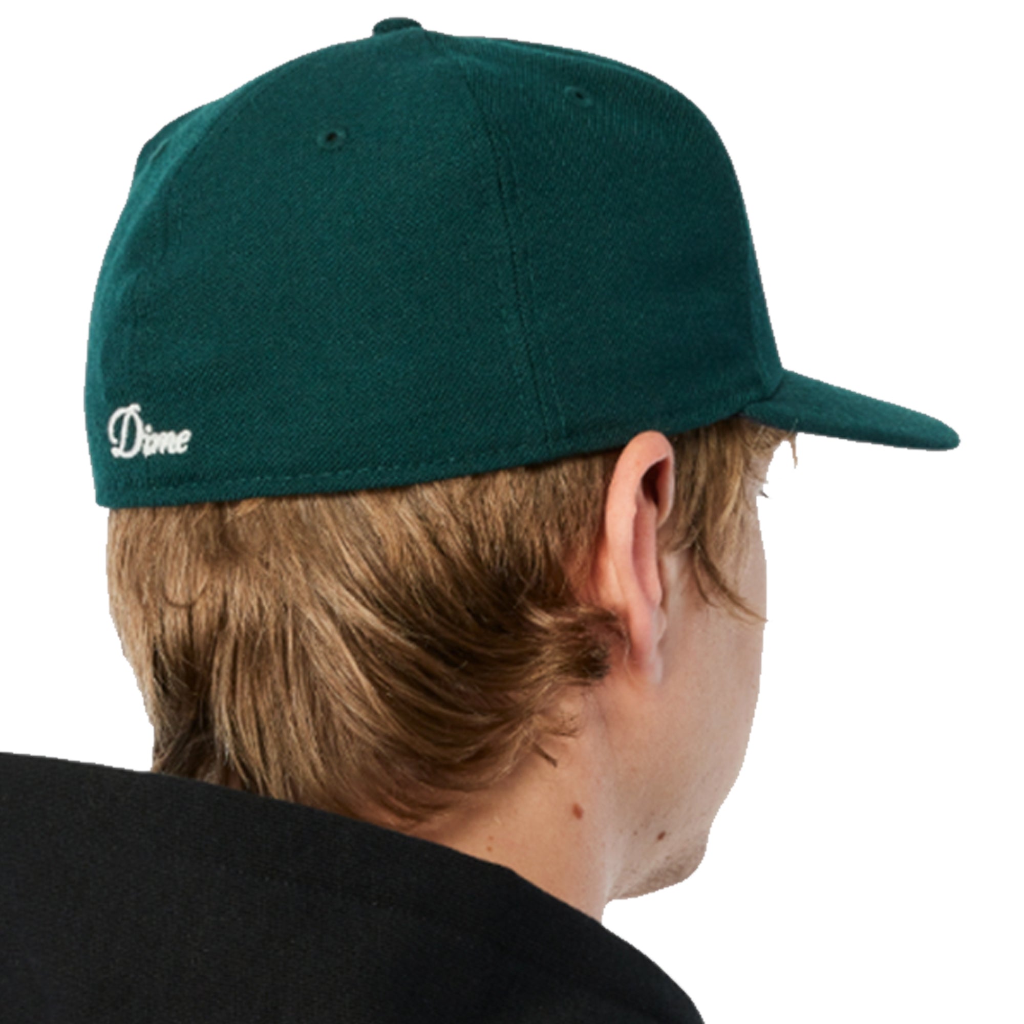 Dime MTL Cursive New Era Cap Evergreen