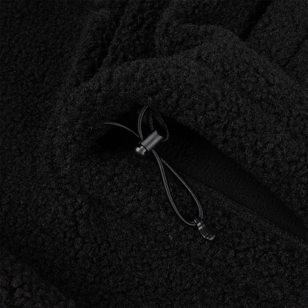 Dime MTL Polar Fleece Sherpa Zip Black