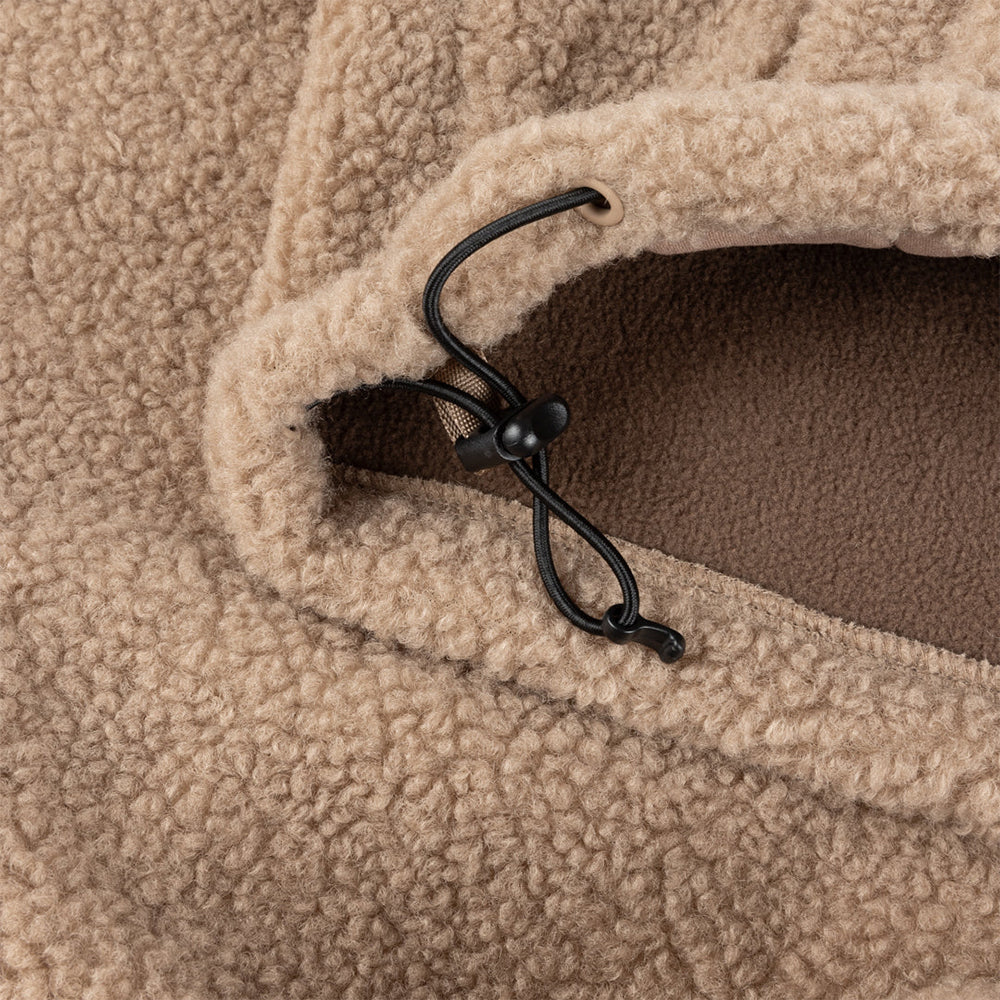 Dime MTL Polar Fleece Sherpa Zip Latte