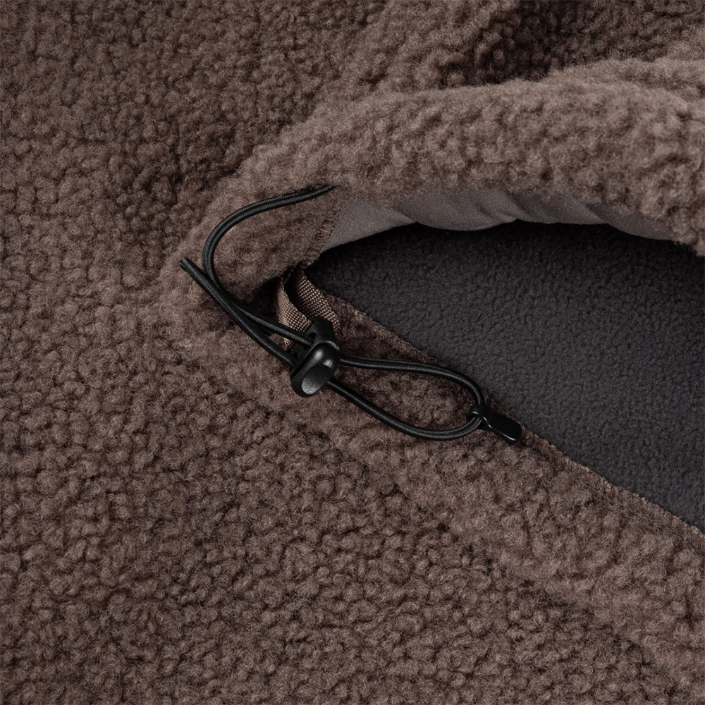 Dime MTL Polar Fleece Sherpa Zip Mocha