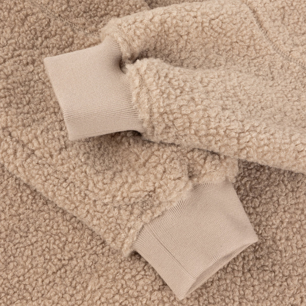 Dime MTL Polar Fleece Sherpa Zip Latte