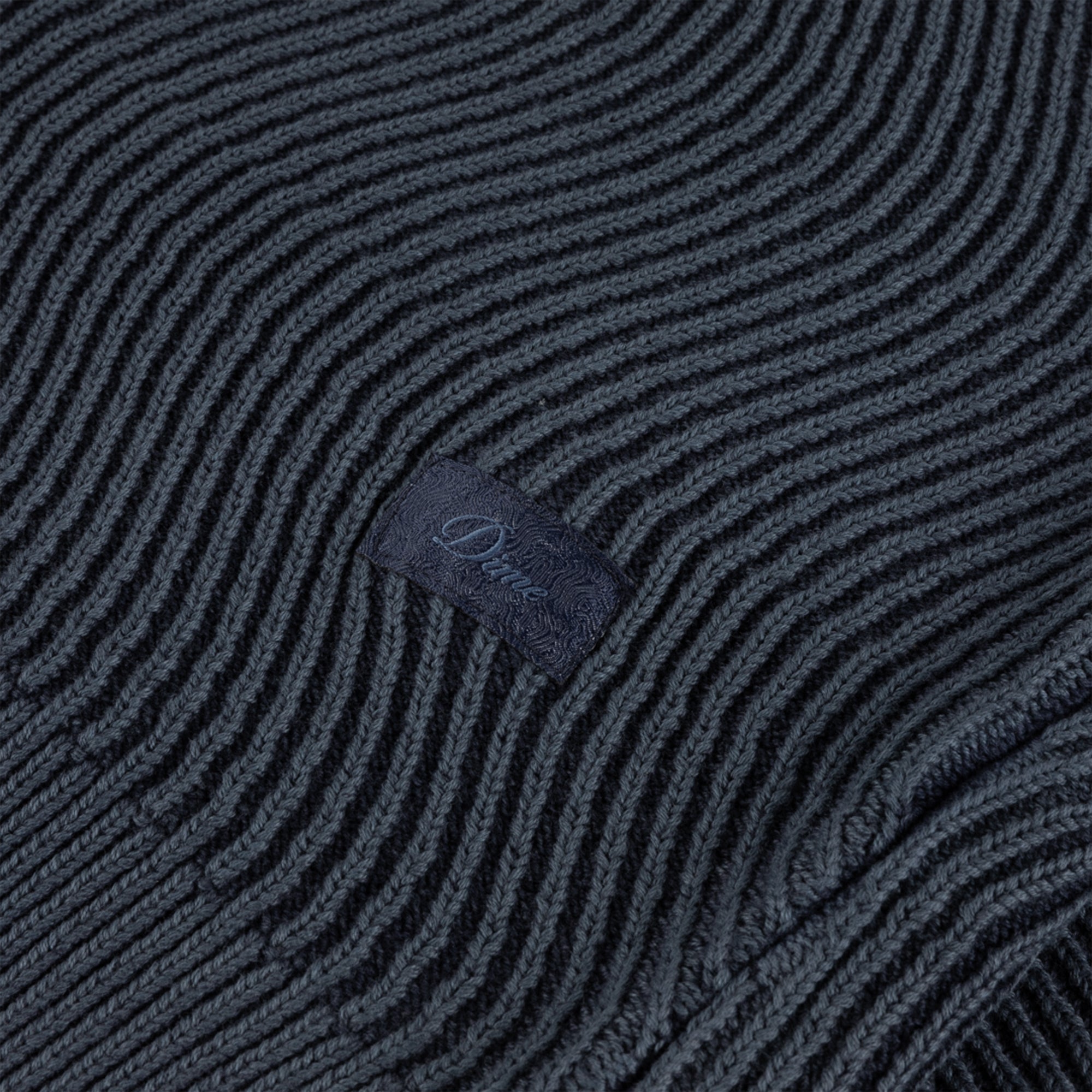 Dime MTL Wave Knit Sweater Navy