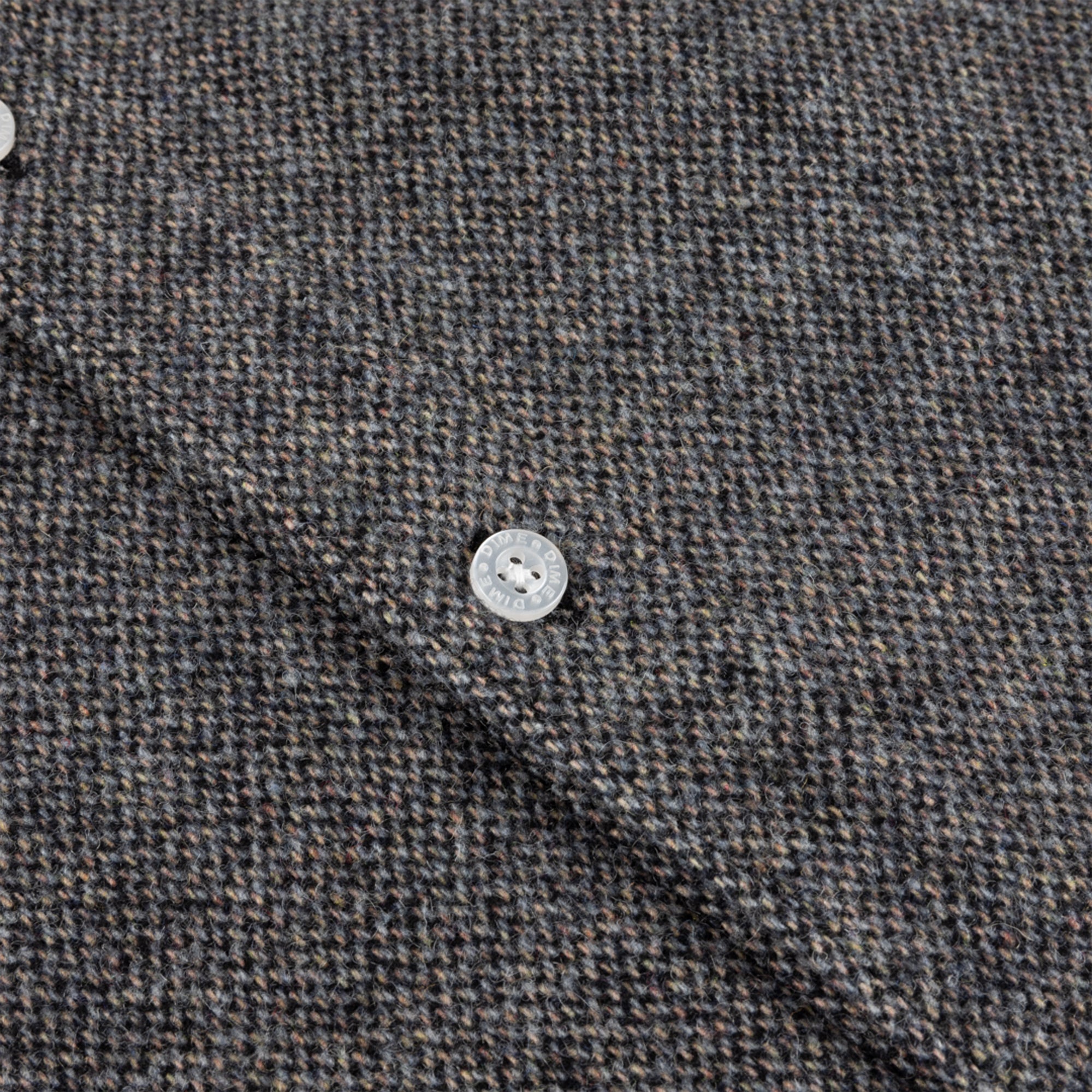 Dime MTL Wool Overshirt Silver