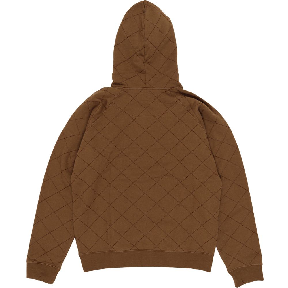 Dancer OG Diamond Stitch Hoodie Brown