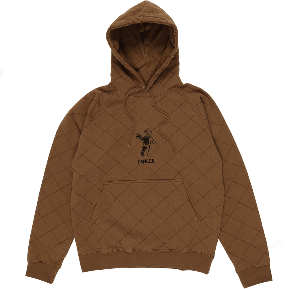 Dancer OG Diamond Stitch Hoodie Brown