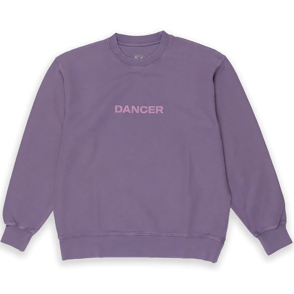 Dancer Simple Logo Pique Crew Lavender