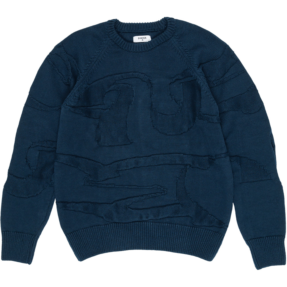 Dancer Triple Logo Knit Navy