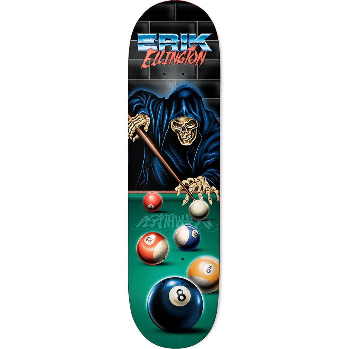 Deathwish Erik Ellington Pool Reaper Skateboard Deck 8.25"