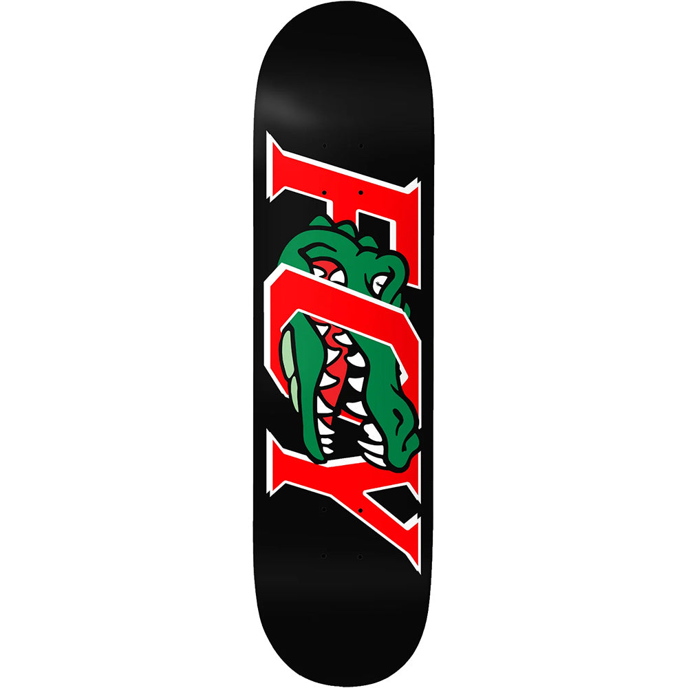 Deathwish Jamie Foy Gator Black/Red Twin Skateboard Deck 8.25"