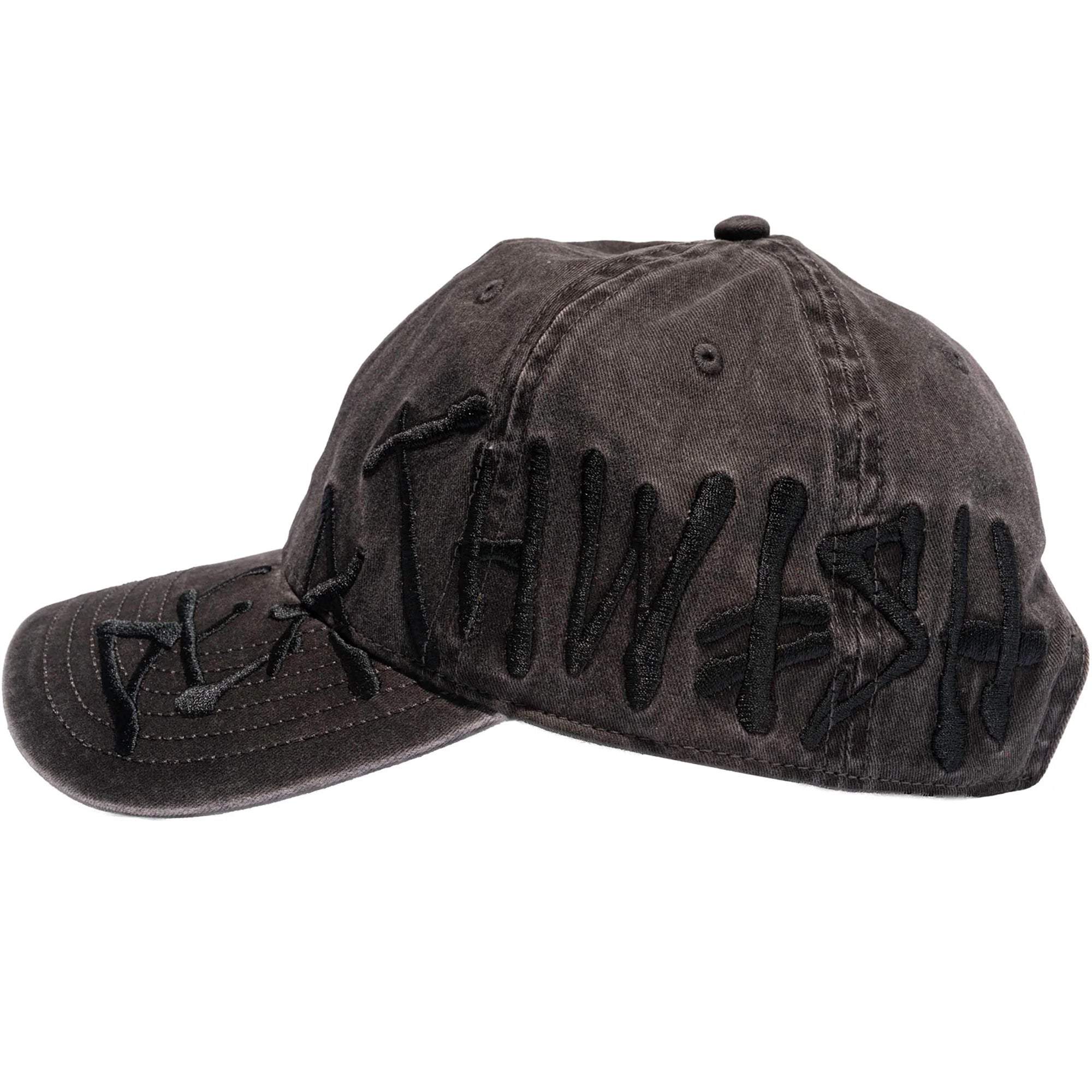 Deathwish Framework Dad Hat Washed Black