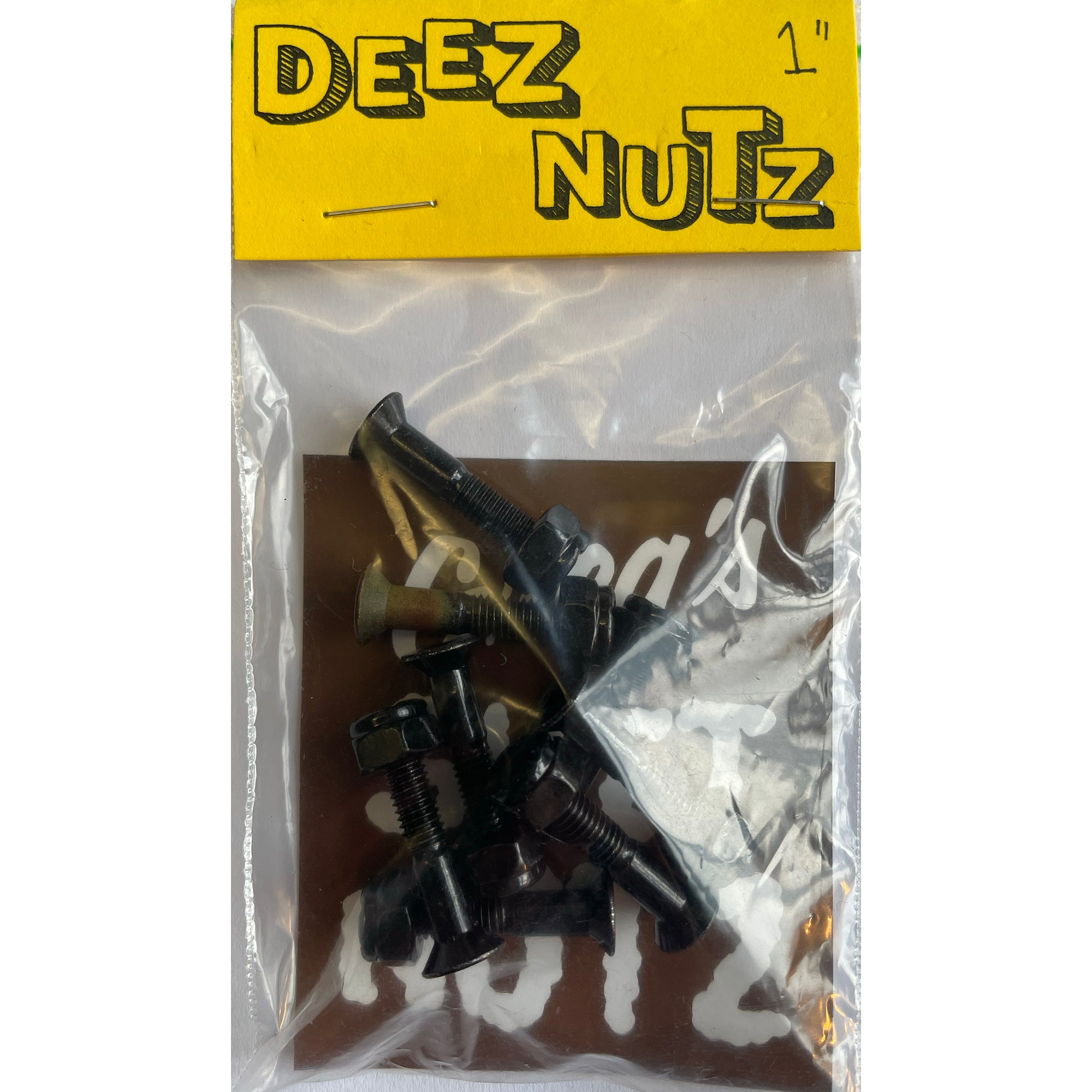 Deez Nutz Greg's Shit Nutz Skateboard Bolts Allen 1"