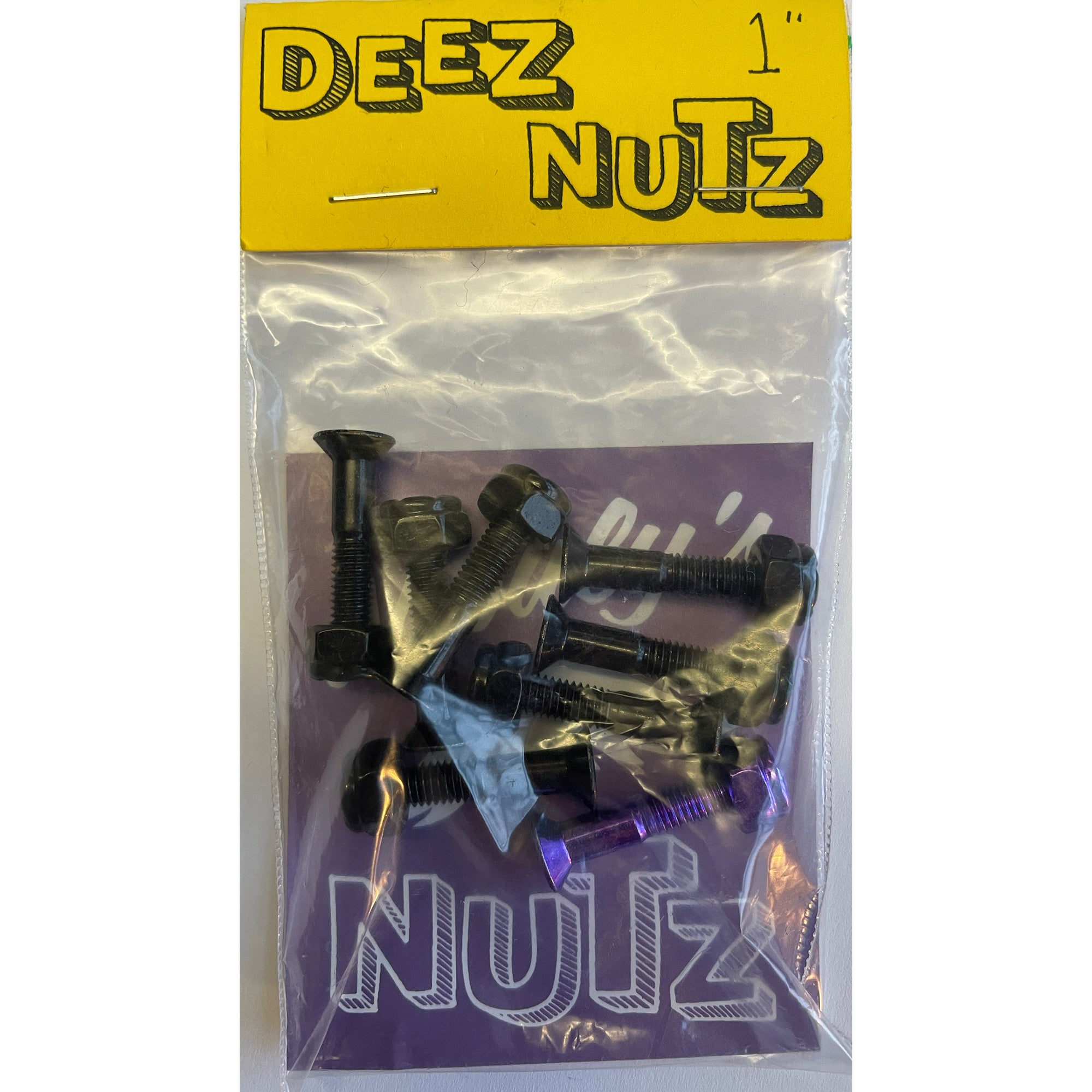 Deez Nutz Mouly's Nutz Skateboard Bolts Allen 1"