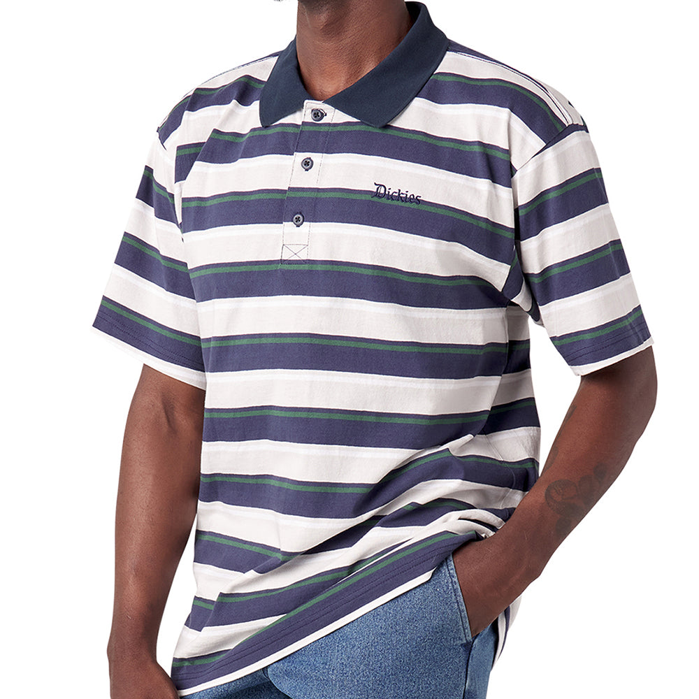 Dickies Guy Mariano Short Sleeve Polo Shirt Grey Multi