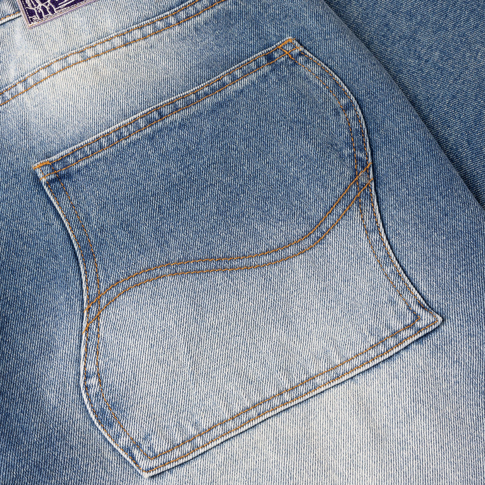 Dime MTL Classic Baggy Denim Pants Sandblasted Indigo