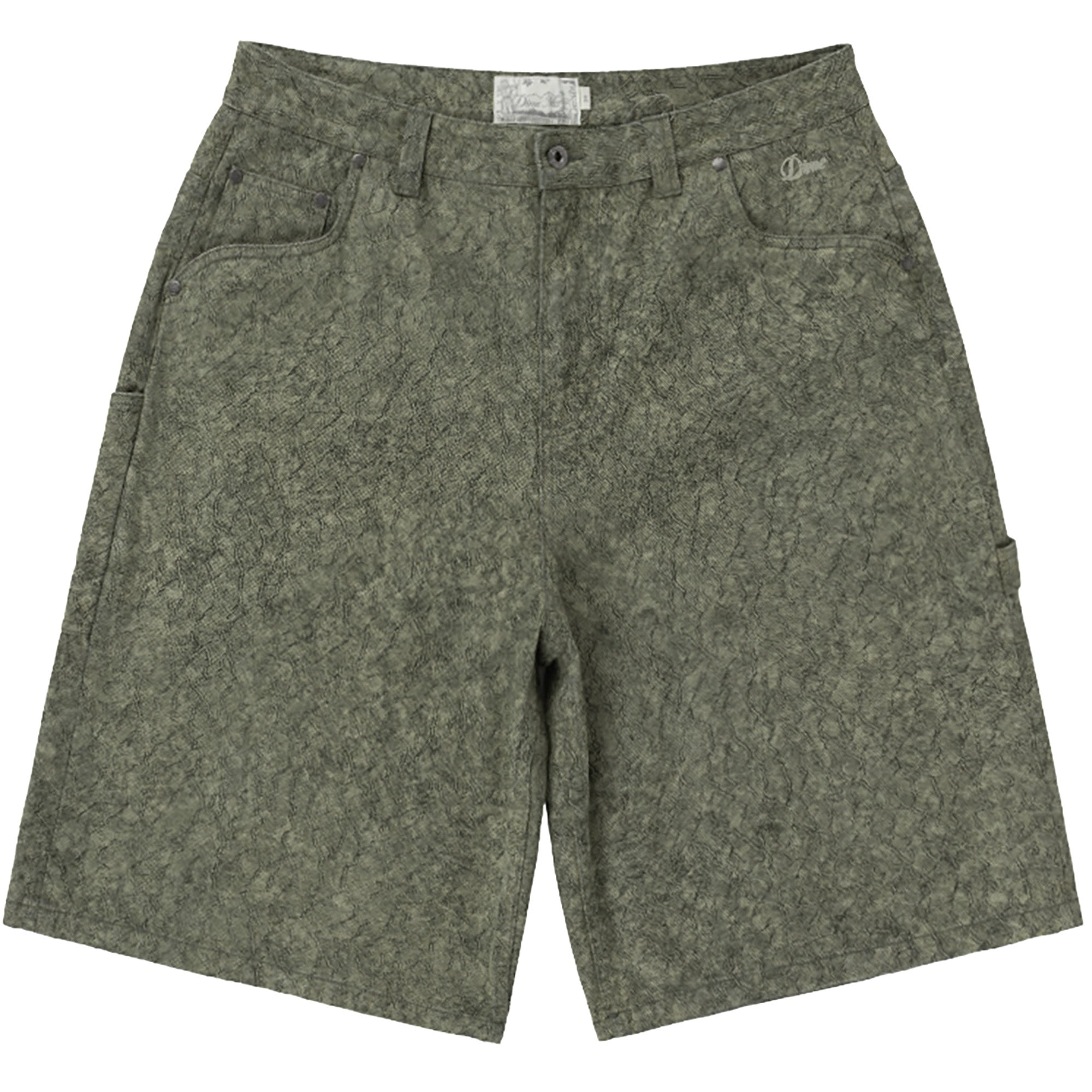 Dime MTL Classic Denim Shorts Electric Green