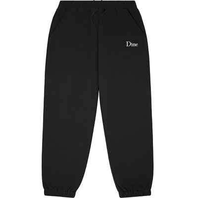 Dime MTL Classic Small Logo Sweatpants Black