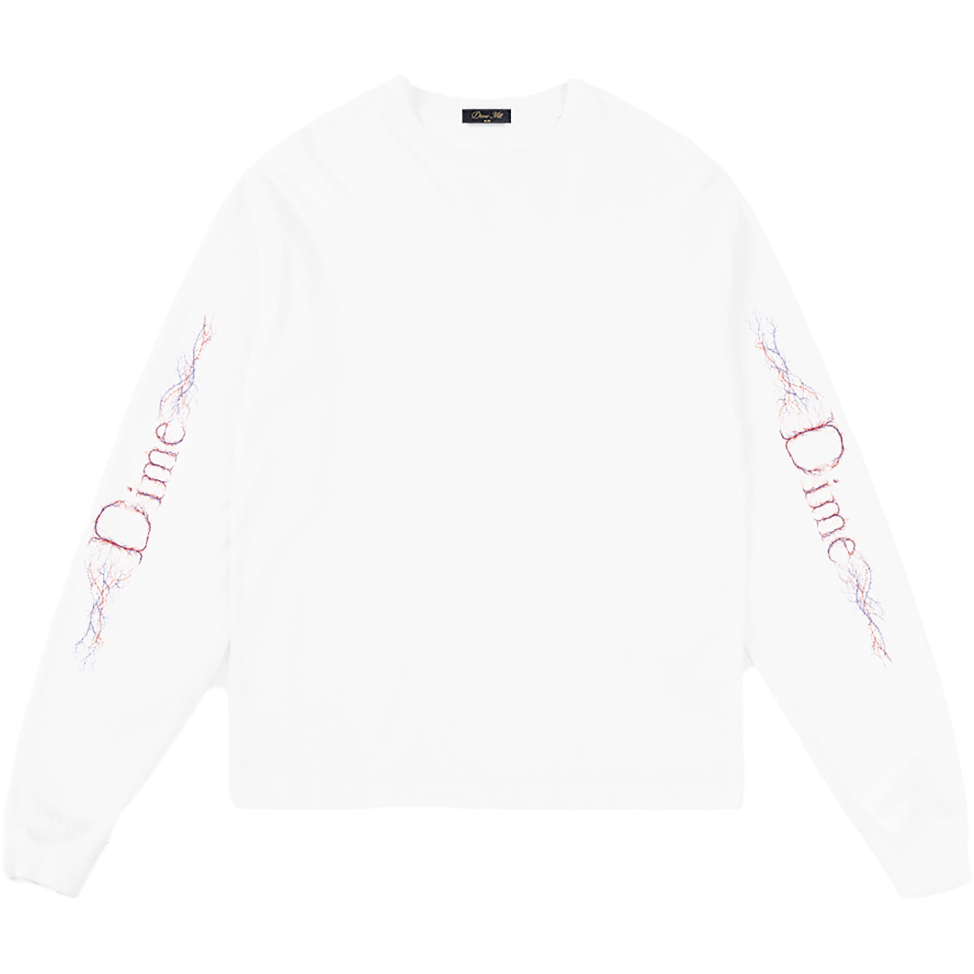 Dime MTL Classic Veins Long Sleeve T-Shirt White