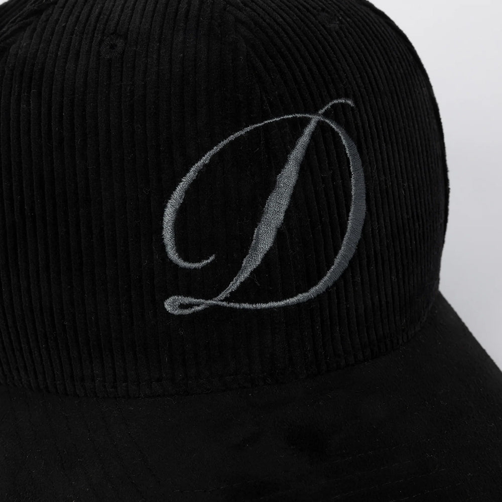 Dime MTL Cord Full Fit Cap Black