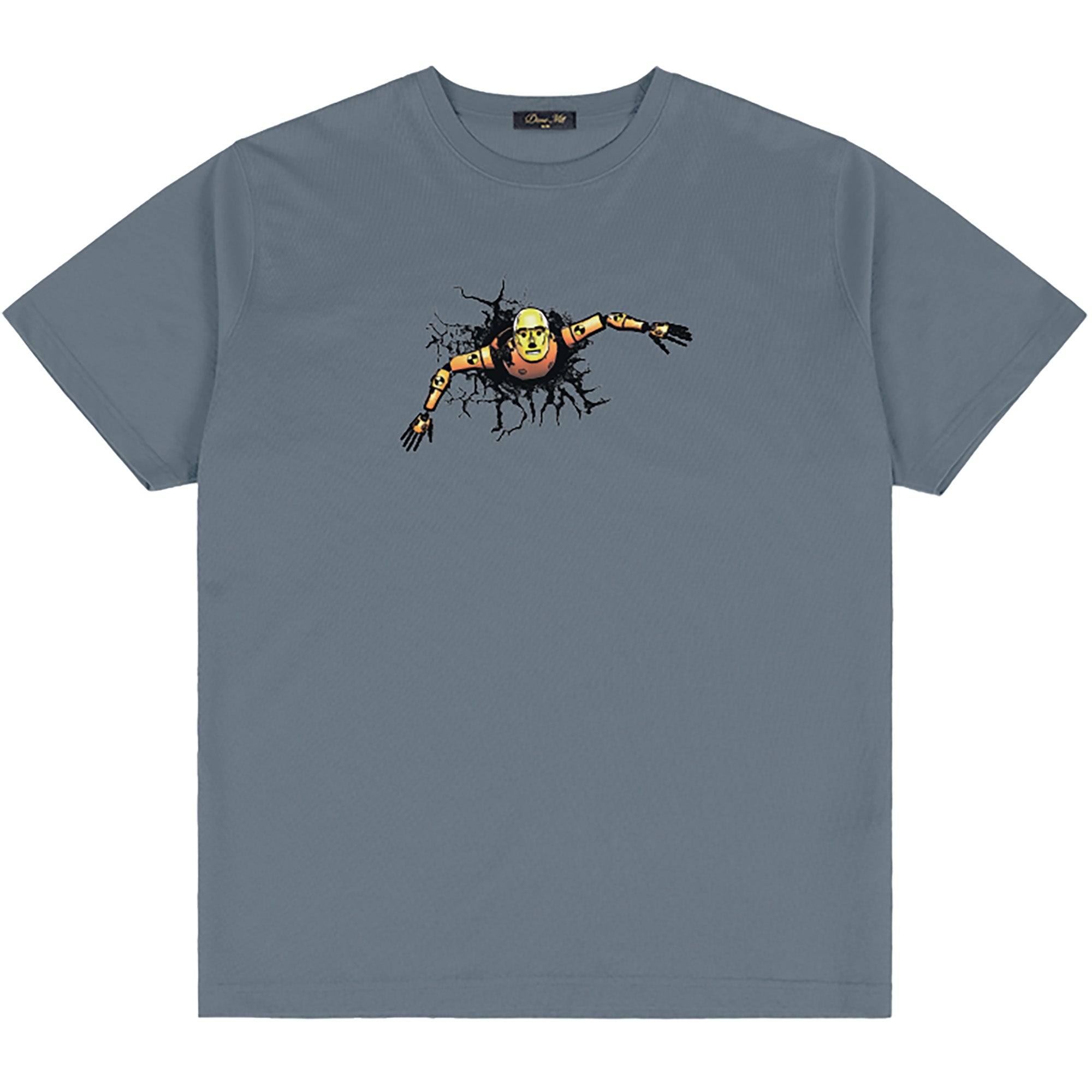 Dime MTL Crashed T-Shirt Granite