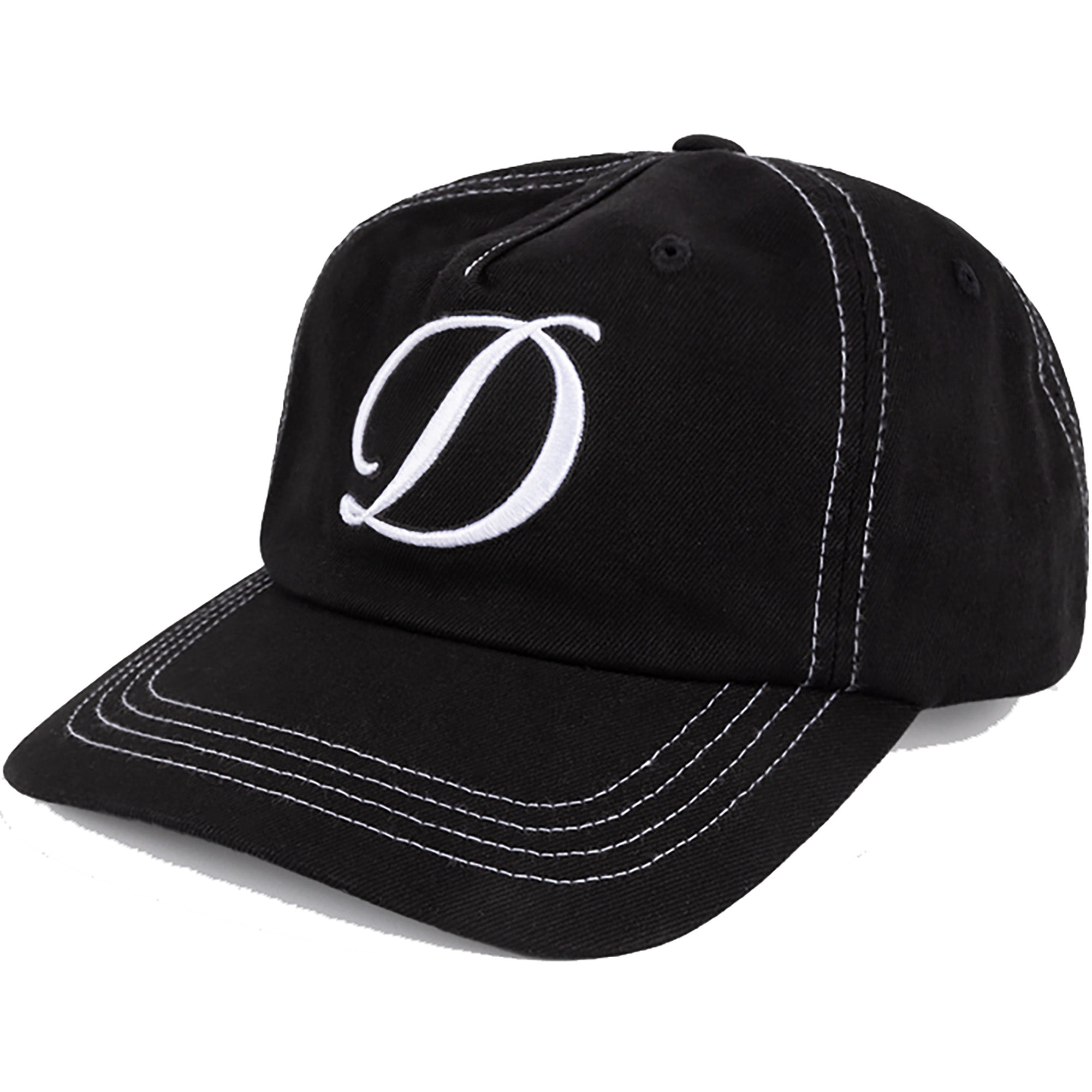 Dime MTL Cursive Denim Worker Cap Black Washed