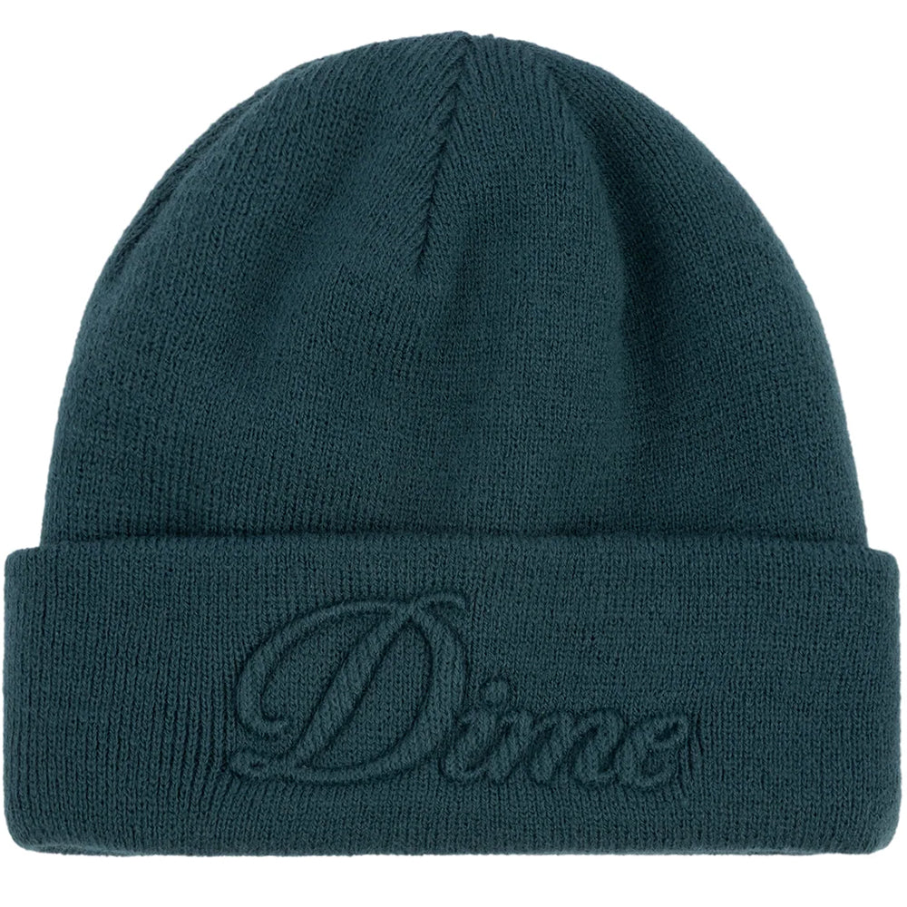 Dime MTL Cursive Fold Beanie Teal
