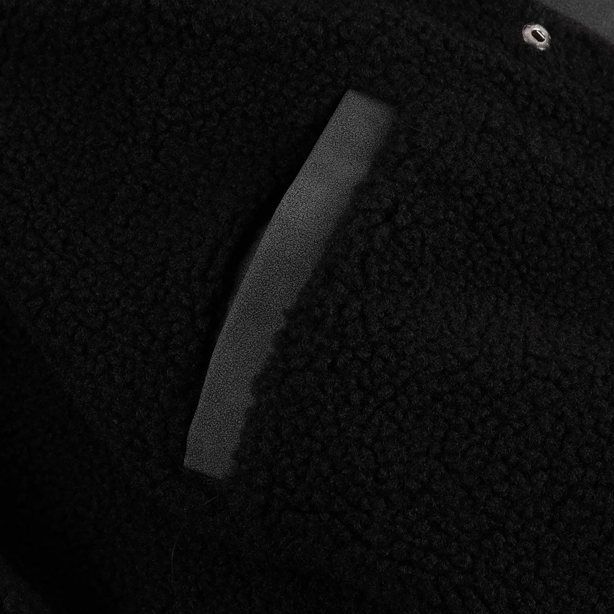 Dime MTL Faux Suede Varsity Jacket Charcoal