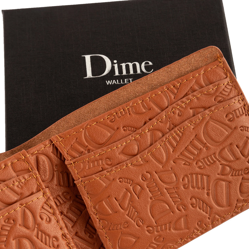Dime MTL Haha Leather Wallet Almond