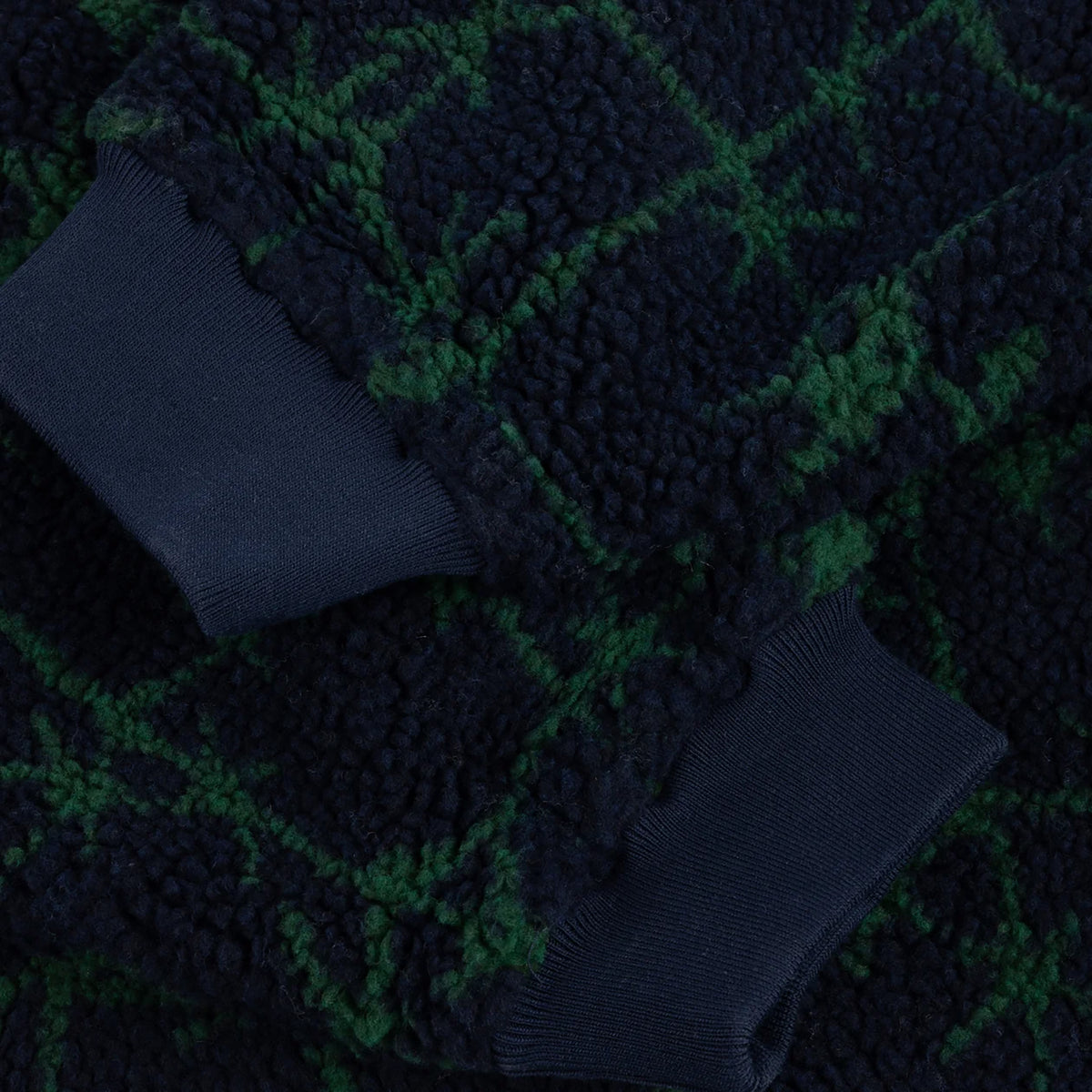 Dime MTL Polar Fleece Sherpa Zip Navy