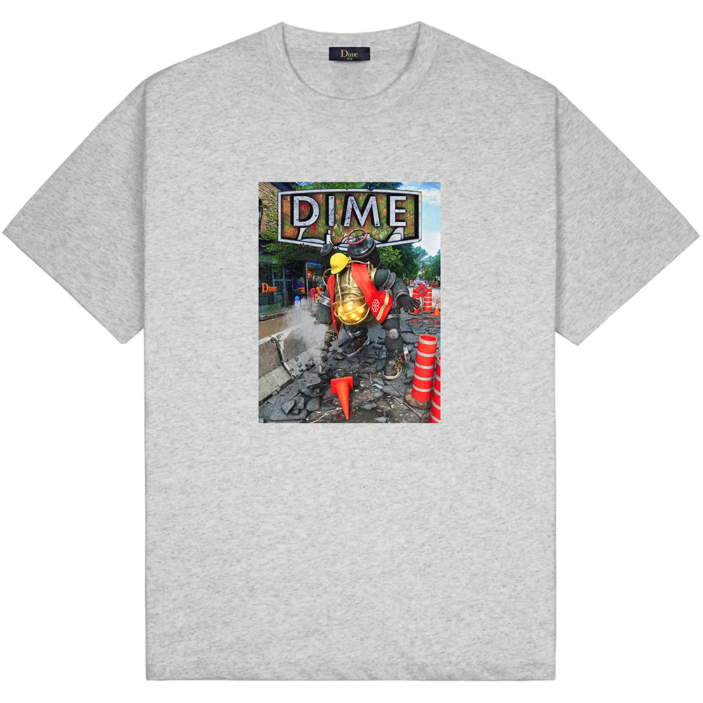 Dime MTL Pothole T Shirt Heather Gray