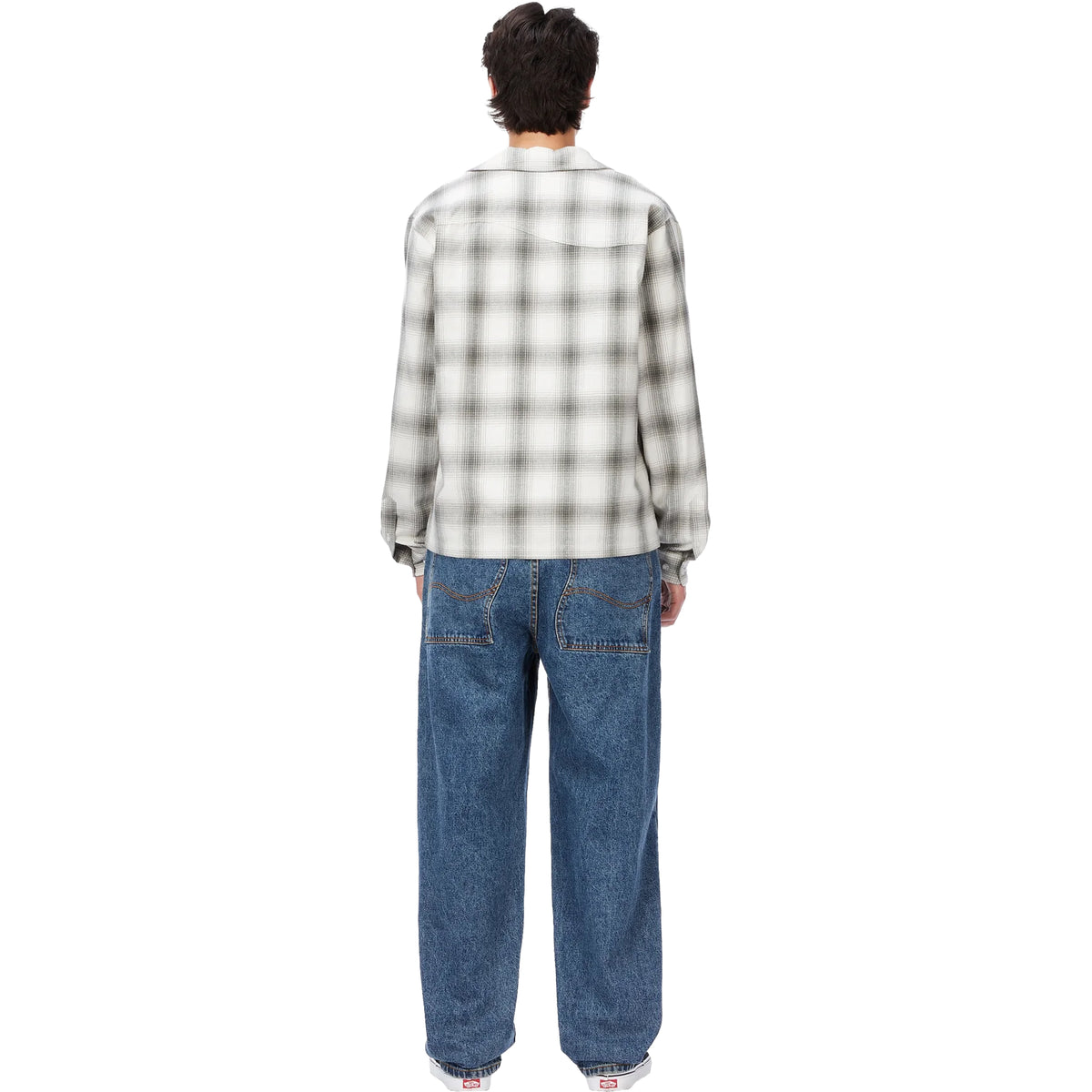 Dime MTL Premium Flannel Shirt Light Gray