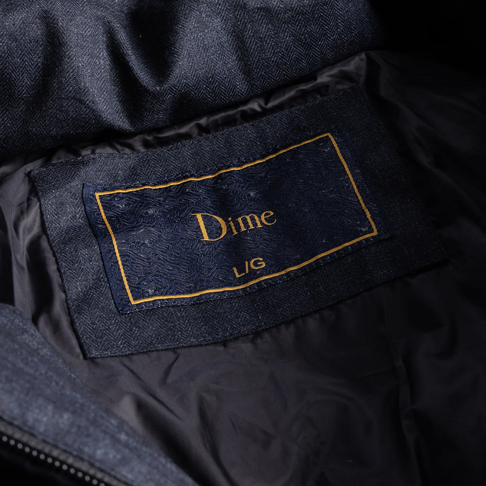 Dime MTL Premium Tweed Puffer Dark Gray