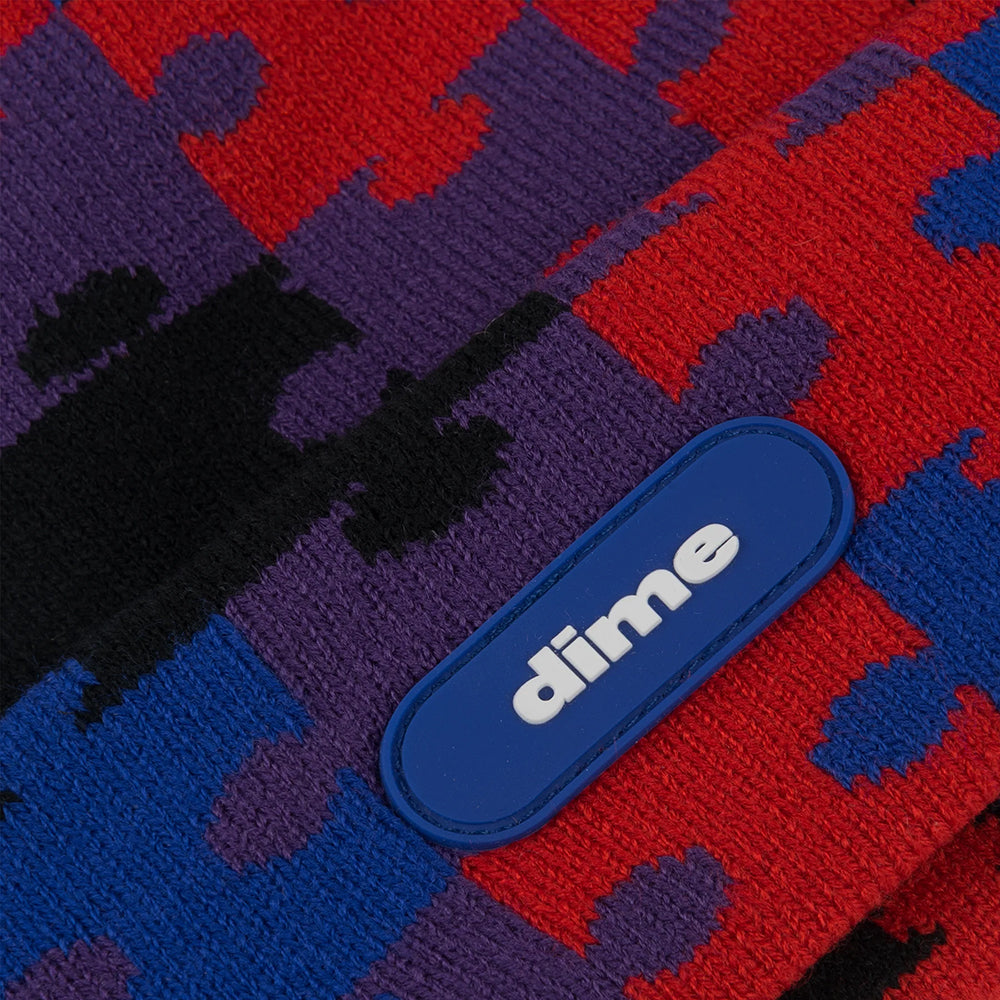 Dime MTL Puzzle Fold Beanie Purple