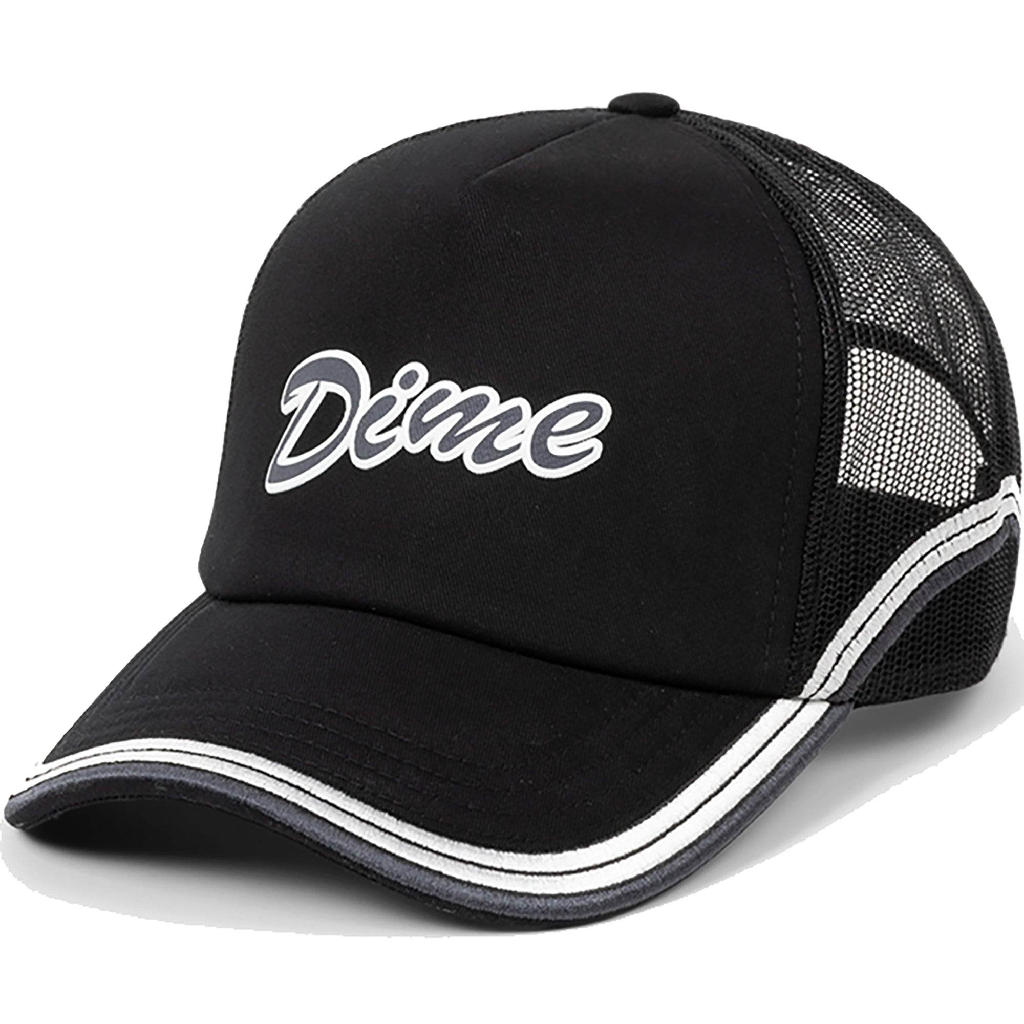 Dime MTL Race Trucker Cap Black