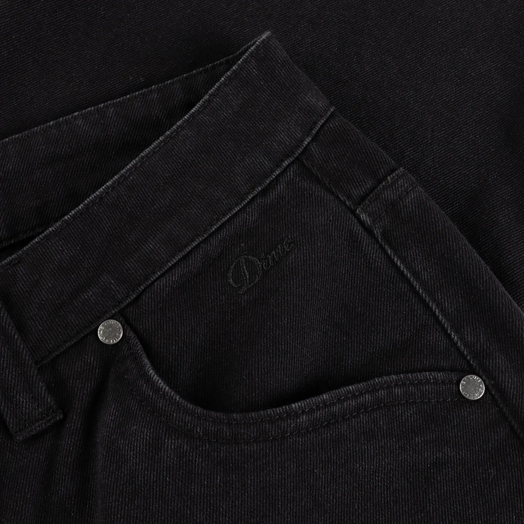 Dime MTL Relaxed Denim Pants Black