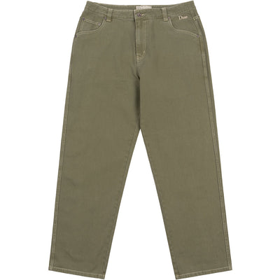 Dime MTL Classic Relaxed Denim Pants Green Washed