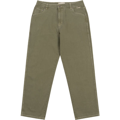 Dime MTL Classic Relaxed Denim Pants Green Washed