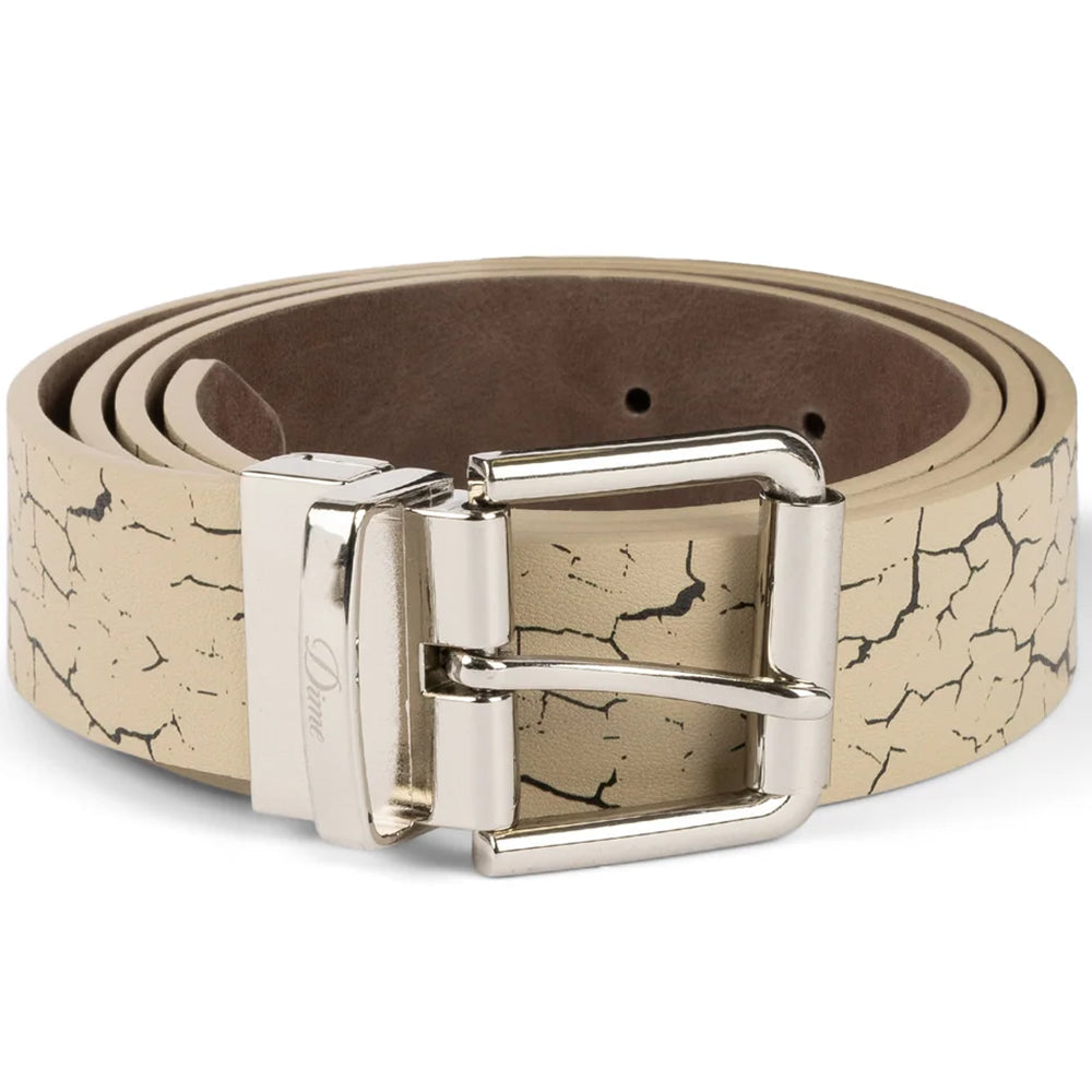 Dime MTL Reversible Leather Belt Beige/Brown