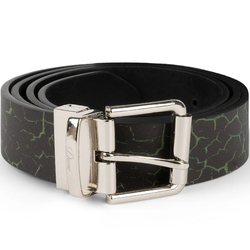 Dime MTL Reversible Leather Belt Black/Black