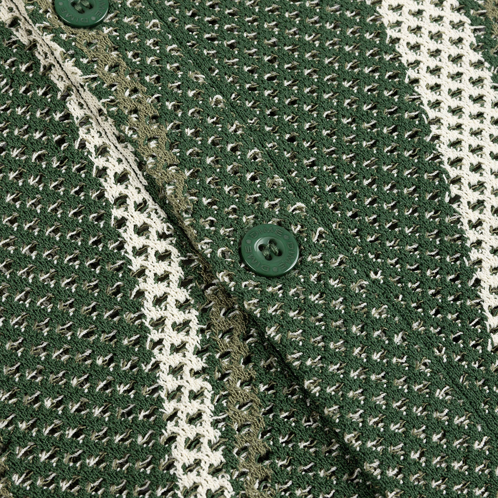 Dime MTL Soleil Button Up Knit Green