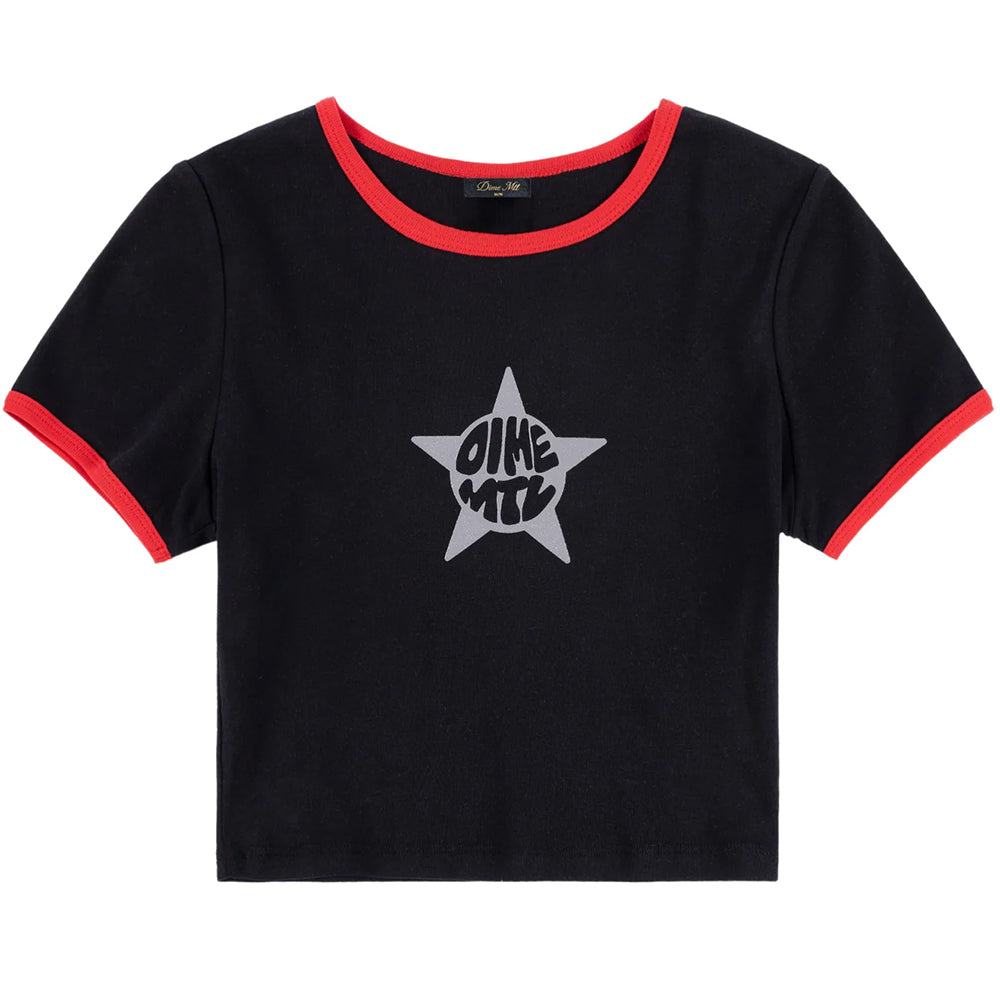 Dime MTL Star Baby Tee Black