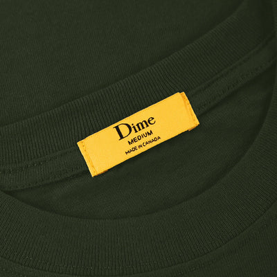Dime MTL Snow Globe T Shirt Forest Green