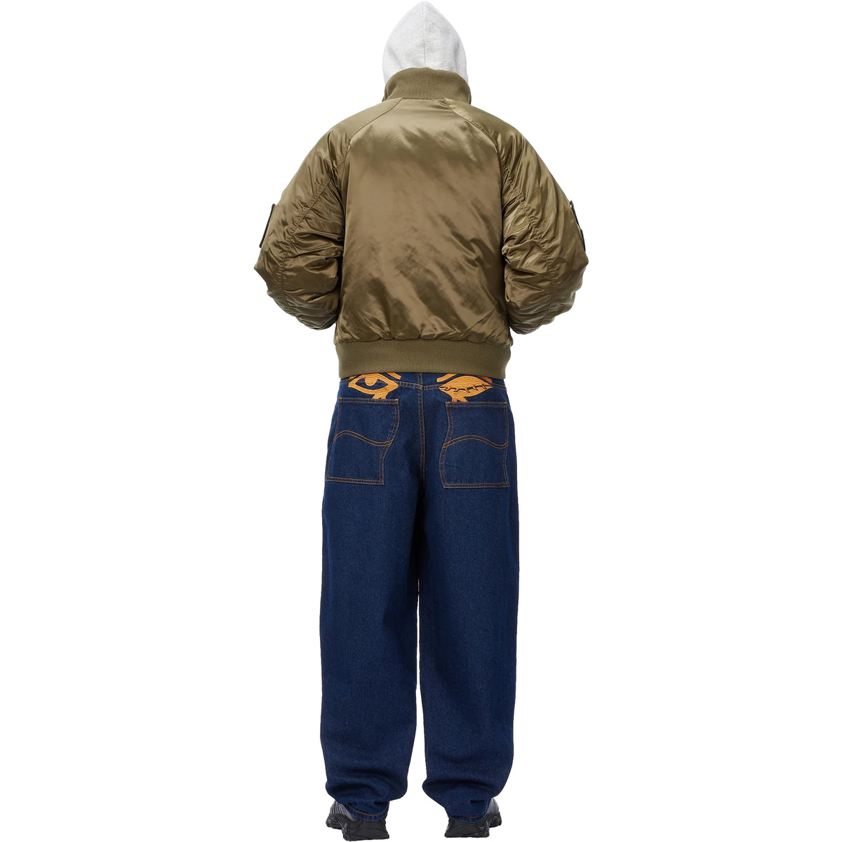 Dime MTL Utility Bomber Jacket Olive
