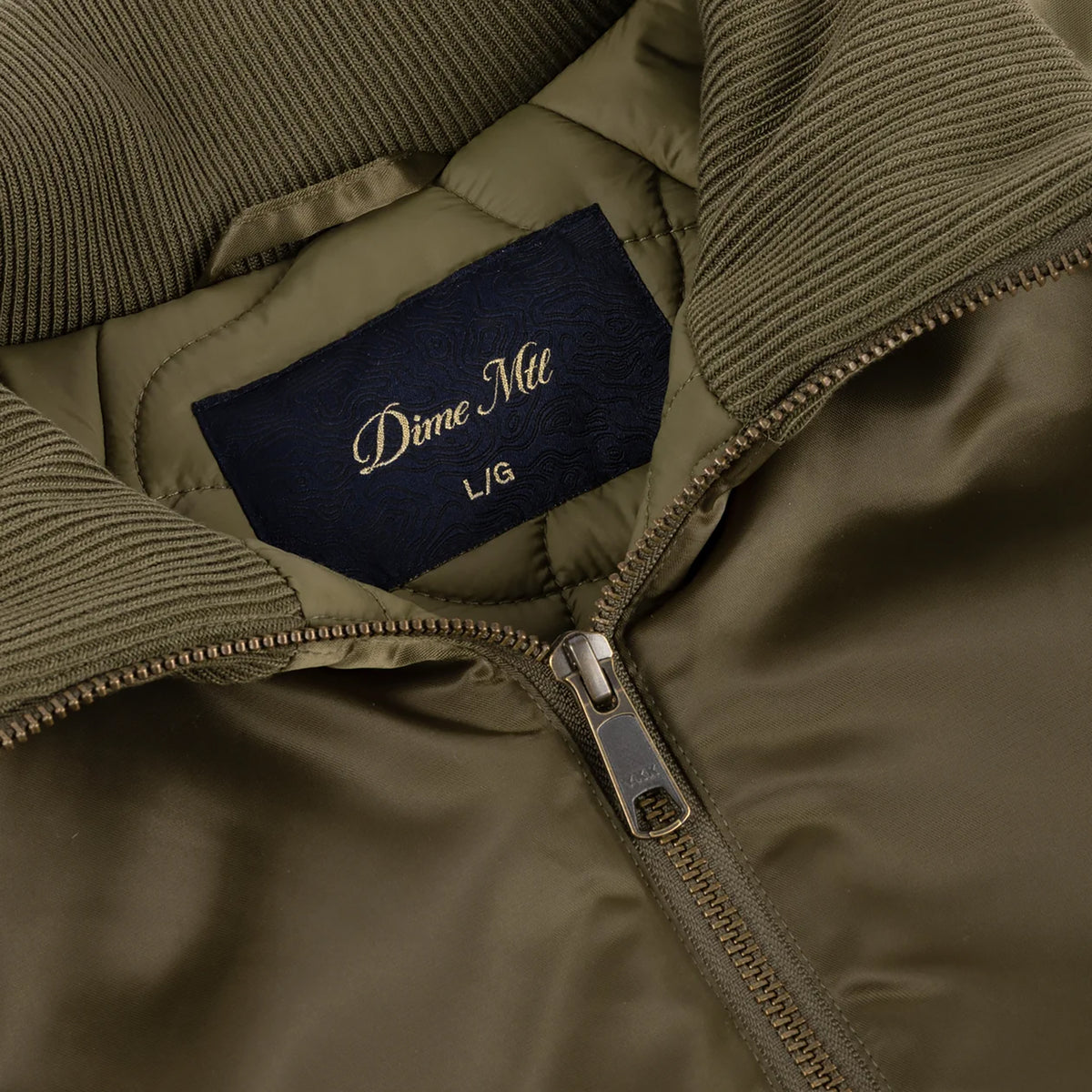 Dime MTL Utility Bomber Jacket Olive
