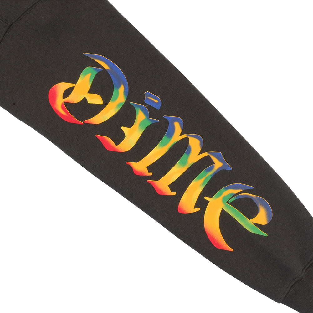 Dime MTL Vert Hoodie Vintage Black