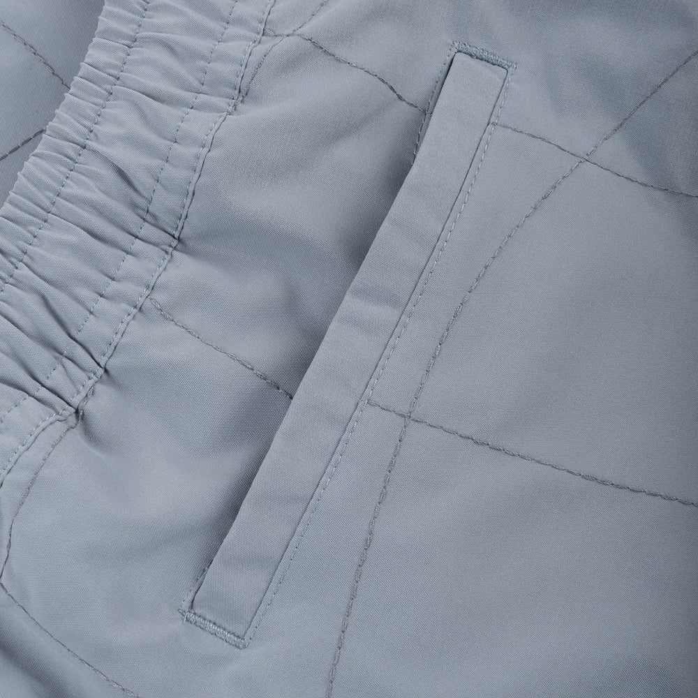 Dime MTL Wave Quilted Shorts Cloud Blue