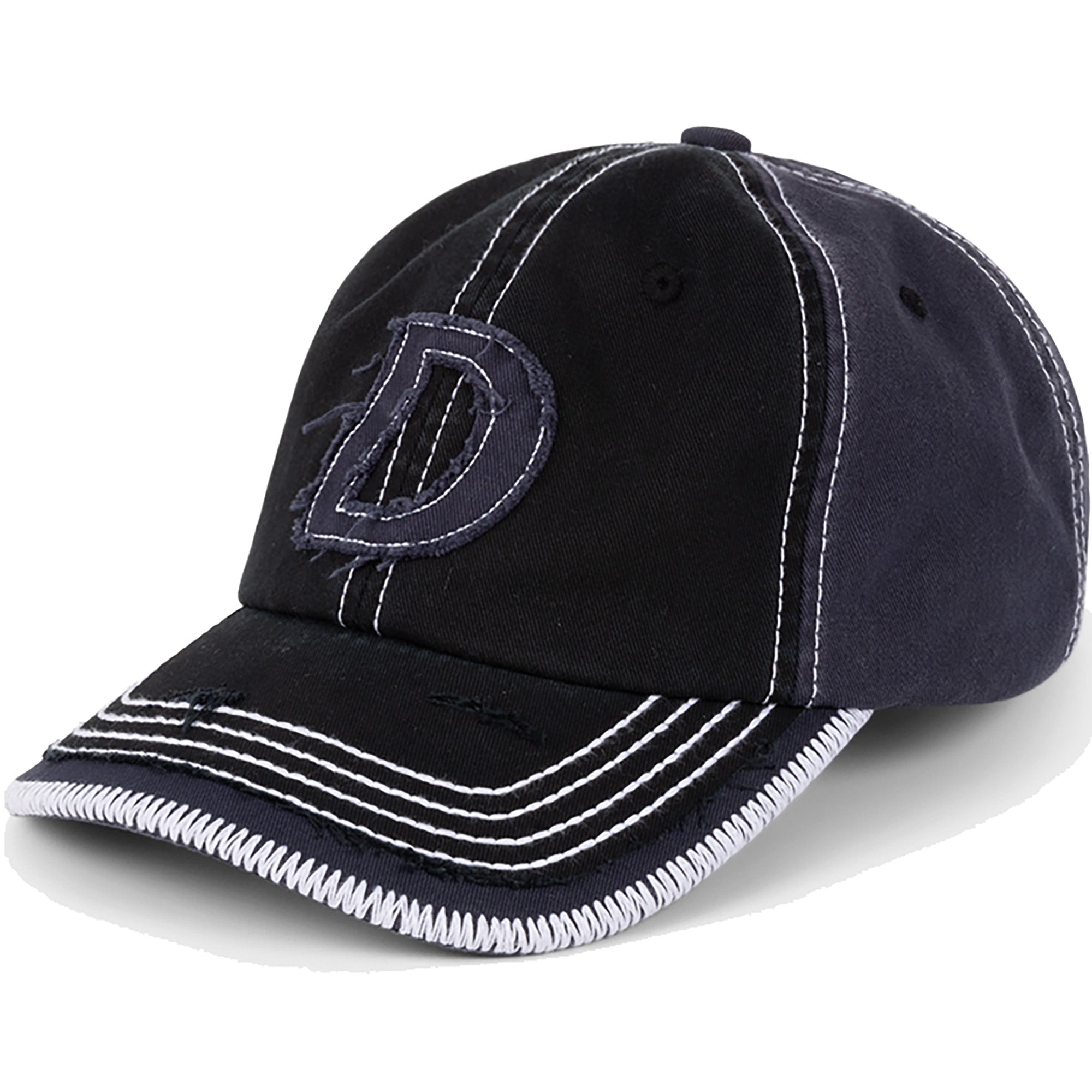 Dime MTL Wavy D Low Pro Cap Black